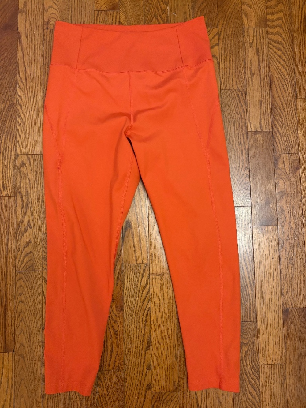 Girlfriend Collective Compressive High Rise Legging Orange Coral Size L